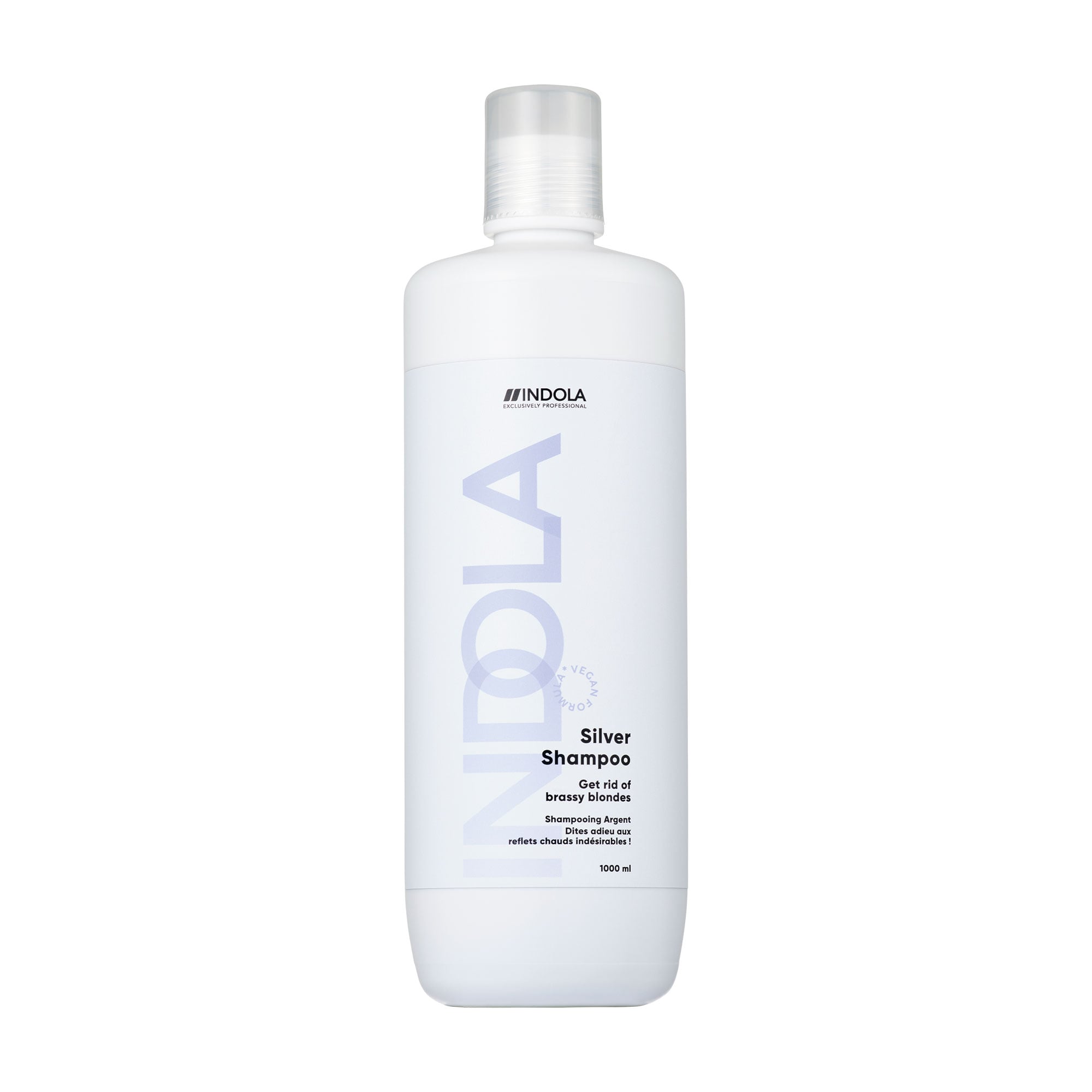 Шампунь Indola Silver Shampoo для фарбованого волосся, зі сріблястим ефектом, 1 л